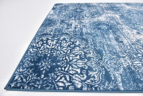 Unique Loom 3141615 Area Rug, 6" x 9", Blue
