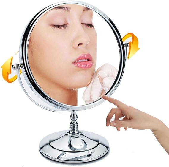 Generic Brands Schminkspiegel Freistehender Kosmetikspiegel 3X Zoom 6-7