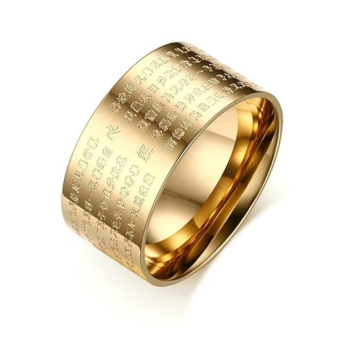 Anillos de acero inoxidable Beydodo (bandas de boda) para hombres, diseño de las