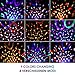 Albrillo LED Party Lights Bluetooth Sound Activated Disco Ball Strobe Light with USB, 9 Colors and 4 Modes, Black DJ Lights for Festival Bar Club Wedding