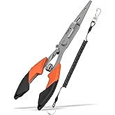 pullther fishing Fishing Gear,Hook Remover Fishing Pliers,Stainless Steel Fishing Tools,Multitool for Saltwater