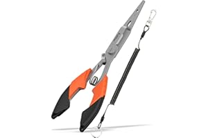 pullther fishing Fishing Gear,Hook Remover Fishing Pliers,Stainless Steel Fishing Tools,Multitool for Saltwater Freshwater