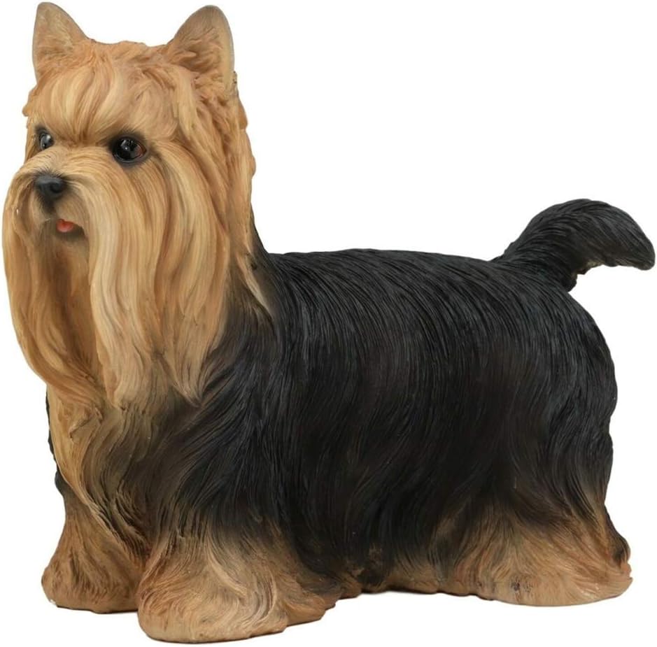 Amazon Com Ky Co Yk Long Haired Yorkie Statue 11 5 L Pet Pal