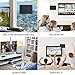 2018 Newest TV Antenna, 80 Mile Long Range Freeview Indoor HDTV Digital Amplified Antennas for Clearview 4K HD VHF UHF Local Channels with Detachable Ampliflier 16ft Coax Cable Support All Television