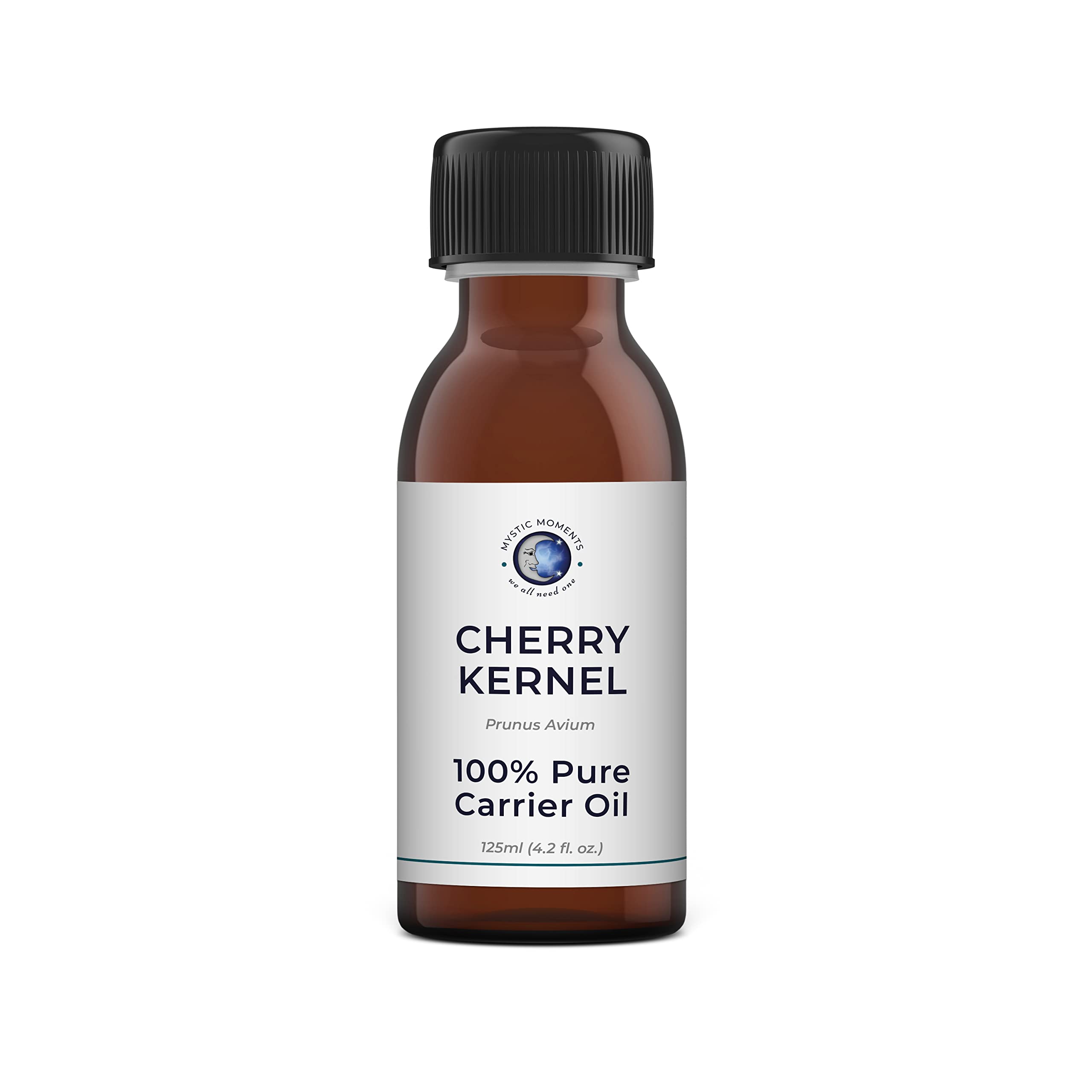 Mystic Moments| Cherry Kernel Carrier Oil 250ml (Prunus cerasus) | Lightweight Nourishing Treatment for Skin & Hair Care | Smooth Hydrating for Massage & DIY Skincare