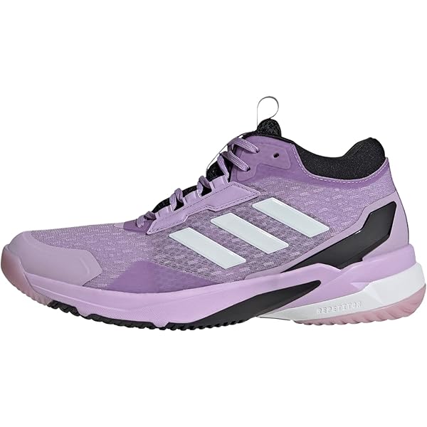 あいおい adidas Crazyflight 6 Tênis feminino de cano médio para uso interno