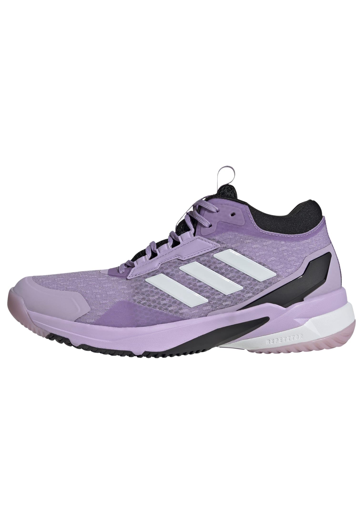 Adidas Women’s Crazyflight 6 Mid Top, Powder Plum/Zero Metallic/Black, 13.5