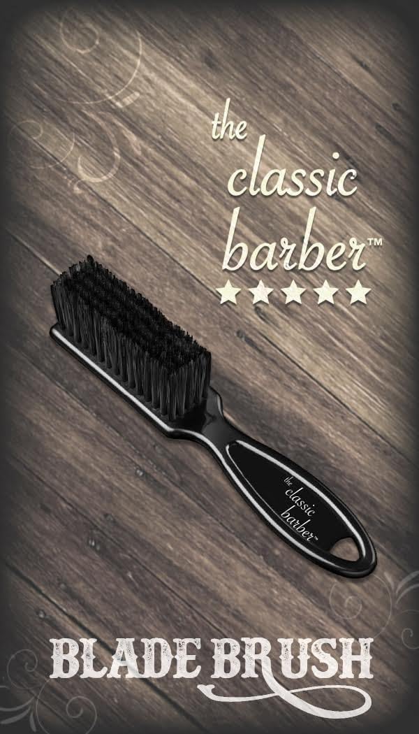 Blade/Clipper Cleaning Brush by The Classic Barber (1" W x 5 3/8" L)