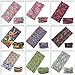 9PCS Face Mask Bandanas Headband Head Wrap Scarf Neck Warmer Headwear Balaclava for for Dust Sun Wind (Beauty of Peacock)