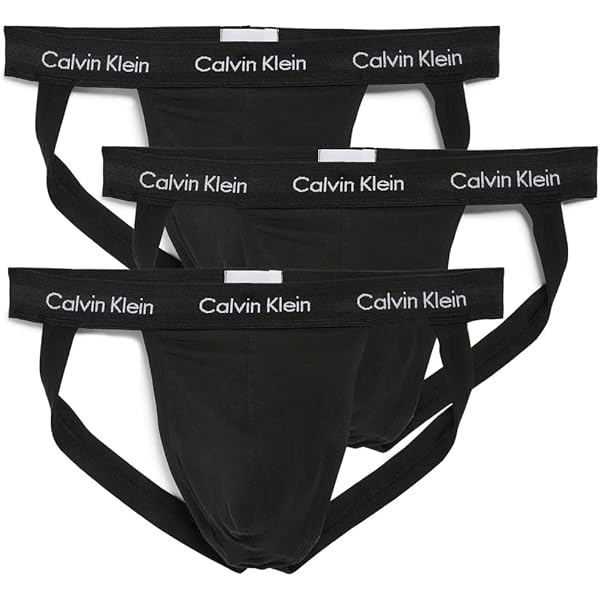 Calvin Klein Men's Intense Power 3-Pack Jock Strap Black/Teal