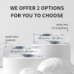 Desk Name Plate Personalized, Custom Name Plate for
