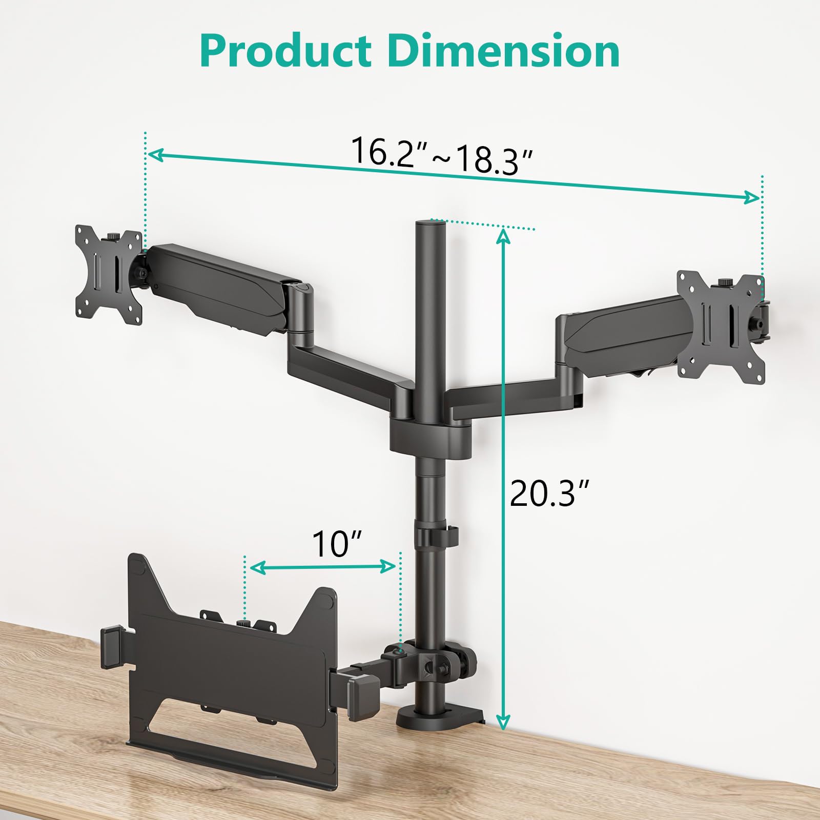 Mua WALI Laptop Mount and Dual Monitor for Max 32