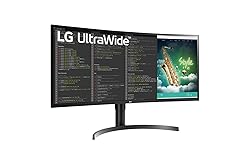 LG 35” VA HDR QHD UltraWide Curved Monitor, Black