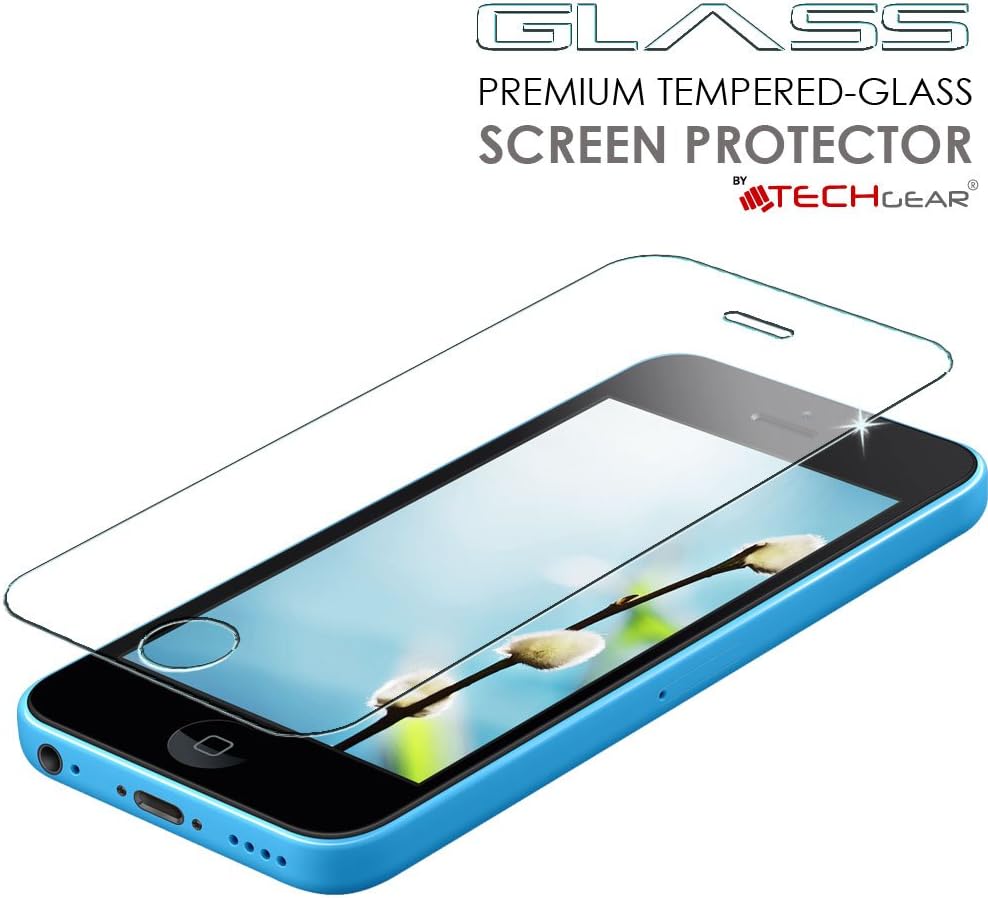 TECHGEAR [2 Pack GLASS Edition for iPhone SE 2016 / 5s / 5c / 5 - Image 5