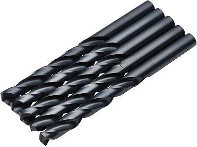 Draper 5pcs Black HSS Drill Bit 11.0mm x 142mm 08843 for Metal Wood Plastic