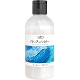 Nicpro 8.45oz Professional Effects Fabric Medium for Fabric Paint | Textile Medium Improves Acrylic Paint Adhesion, Softness, Fade Resistant for DIY Clothing, T-shirts Shoes Jeans Bags