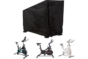 YWWQYBYQ Exercise Bike Cover,Waterproof Electric Bike Bover, Dustproof Fitness Bicycle Cover for Indoor & Outdoor Storage-48"L x 23"W x 56"H