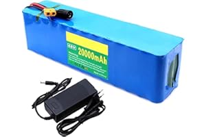 UZIAH E-Bike Battery 48V 20Ah 13S3P Lithium-Ion Battery Pack Built-in BMS for 1000W Motor Electric Bicycle with Charge,Xt60 Plug