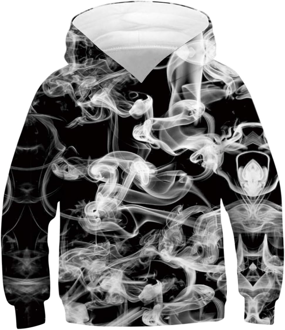 GLUDEAR Boys Girls 3D Print Graphic Sweatshirts Long Sleeve Pullover Hoodies
