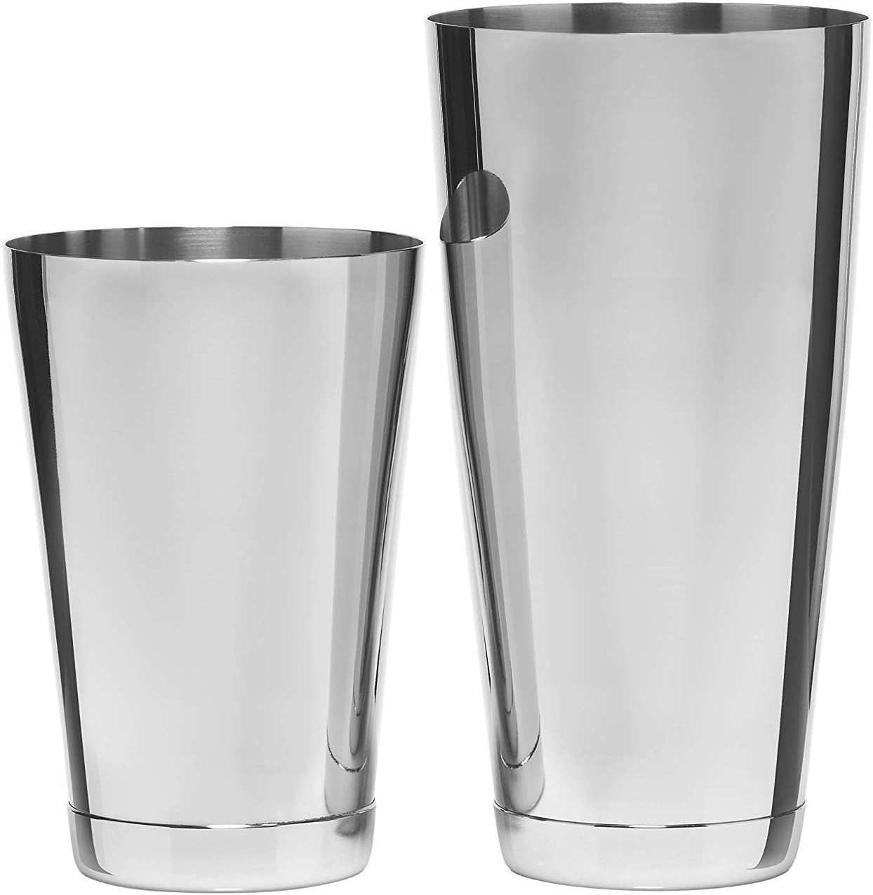 Kitchen Delli Cocktail Shaker, Cocktail Shaker Mixing Tin Bartender Tool, Stainless Steel Shaker Bar Set for Parties, 2 Piece bar Shaker Sets