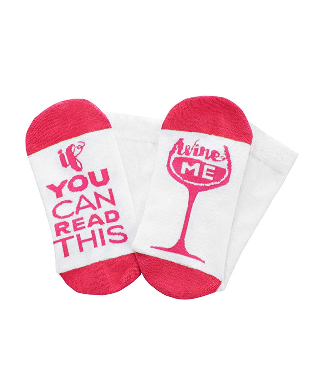 MAIKANONG Crew Socks Cotton Novelty Knitted Socks for Women Men Unisex 1-3 Pack Word Socks