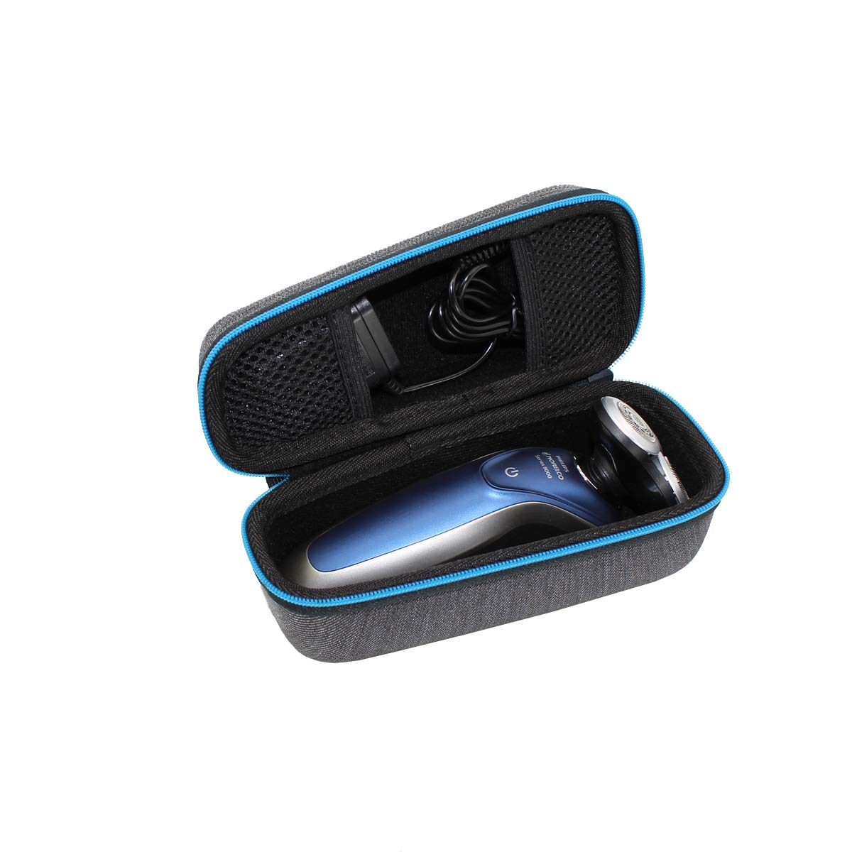 ESCOCO Hard Travel Case Bag for Philips Series 5000 7000 9000 S5530/06 S5420/06 S5320/06 S5130/06 S7370/12 S9111/43 Wet and Dry Men's Electric Shaver