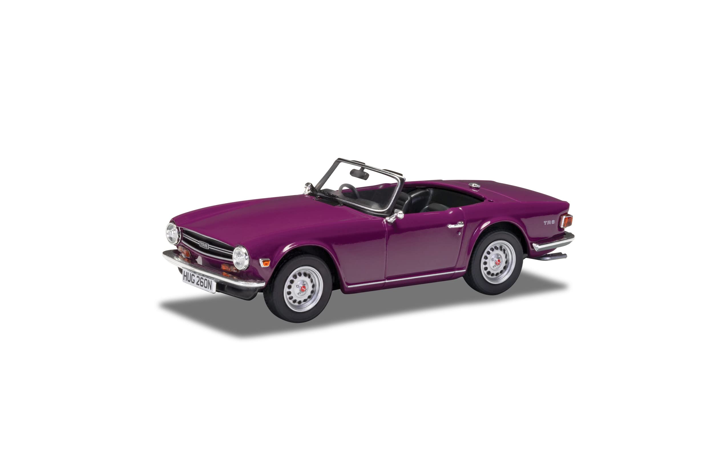 Corgi Diecast Model Vehicles - VA14701 Triumph TR6 Magenta, Men & Women Souvenir Gifts from UK - Small Die Cast Toy Car Models for Boys, Gift for Motor Enthusiasts