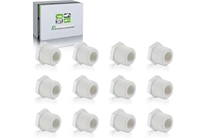partszen 1/2 Inch Water Heater Drain Plug 11630 91857 for RV Camper and Atwood Water Heaters White Plastic (12 pcs)