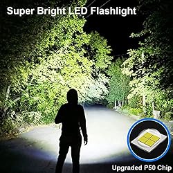 TIMTOME Rechargeable Flashlight, LED High Lumens