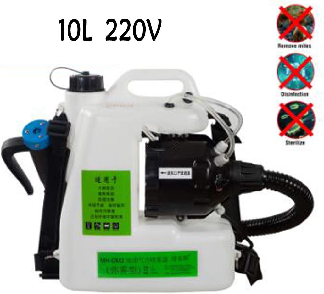 HAHALE 10L Electric ULV Fogger Virus Disinfection ULV Ultra Low Capacity Sprayer Mosquito Killer Electric 110v/220V for Garden Fruit Tree School Guesthouse Warehouse