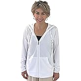 Women's Active Casual Thin Cotton Zip Up Hoodie Jacket