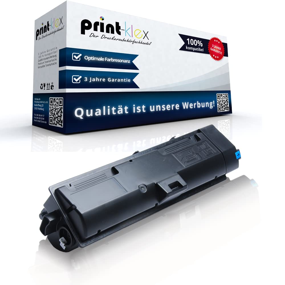 Print-Klex Toner cartridge compatible with for Kyocera Olivetti PG L 2535 PGL2535 PGL 2535 1T02RV0NL0 TK-1150 K TK1150 TK 1150 K Black -Office Line Series