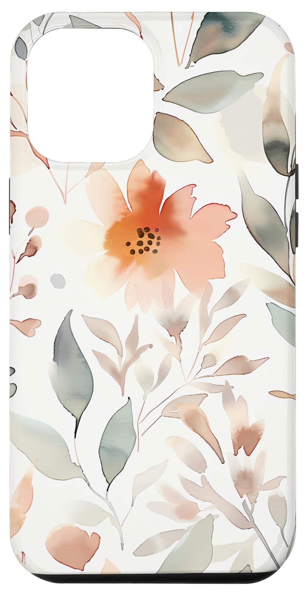 iPhone 13 Pro Max Wildflower Flower Pattern Floral Case