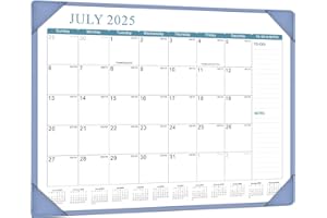 KOPEESY Desk Calendar 2025-2026, Academic Year Large Desk Calendar with Desktop Mat, 18 Months from July 2025 - December 2026, 22” x 17” Desktop Monthly Planner for Home or Office School
