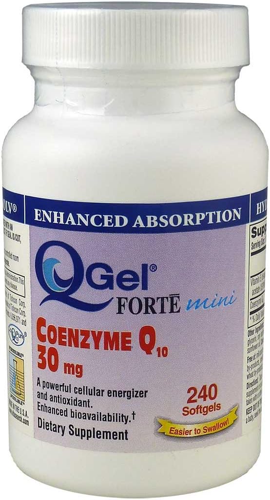 QGel 30mg Miniature Softgels 240ct. Health & Personal Care