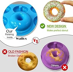 Walfos Full Size Silicone Donut Mold for Baking- 4
