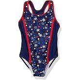 Speedo Girl's Swimsuit One Piece Infinity Splice Thick Strap