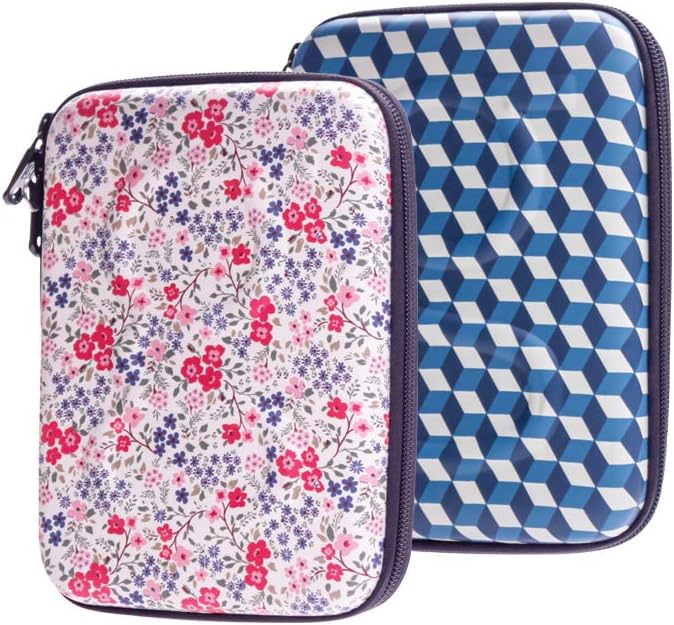 Glucology™ Diabetic Travel Case - Organizer for Blood Sugar Test Strips, Medication, Glucose Meter, Pills, Tablets, Pens, Insulin Syringes, Needles, Lancets (Blocks, Expandable): Health & Personal Care