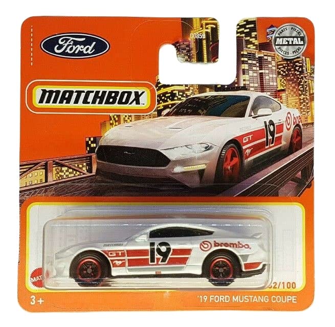 Matchbox - '19 Ford Mustang Coupe - MBX 82/100 - GXN00 - Short Card - Superfast Lesney - Mattel 2021