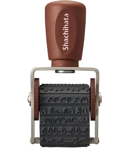 Shachihata XL-8 Stamp – Black 8, 0.3 Inch (8 Mm), Small Line Font