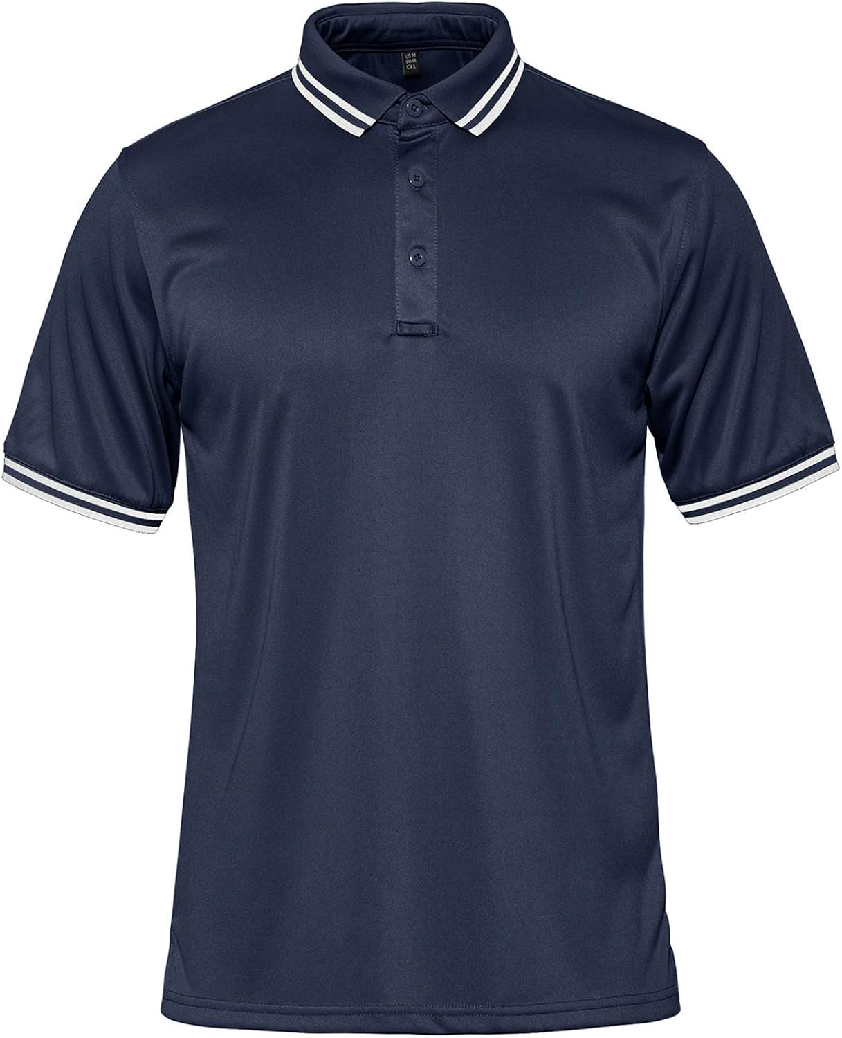 TACVASEN Men's Golf Polo Shirts Short Sleeve Summer Quick Dry Training Hiking Work Shirts: Clothing