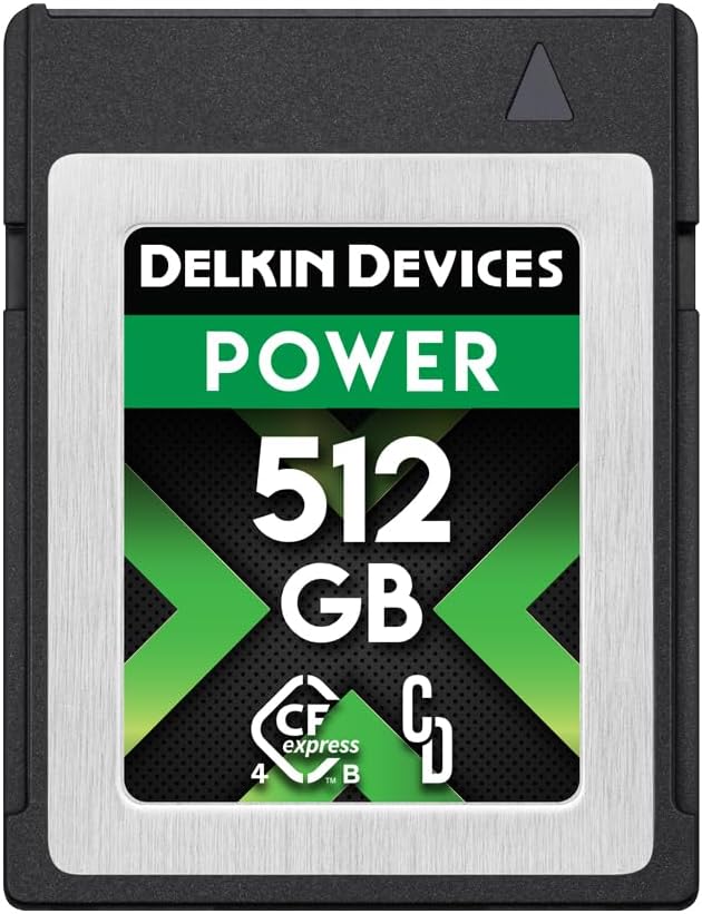 Delkin Devices Power CFexpress Type B 4.0 512GB Memory Card