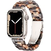 Light House Apple Watch Bands-Fashion Lightweight Resin iWatch Bands for Women Men 38mm/40mm/41mm/42mm(Series 11 10), 49mm/46mm/45mm/44mm/42mm(S 3 2 1), Compatible with Apple Watch Series 11 SE 10 9 8 7 6 5 4 3 Ultra