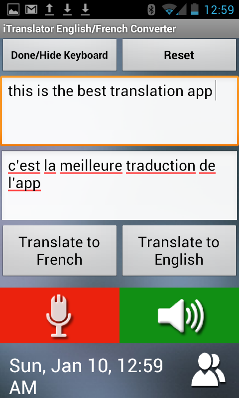 iTranslator English/French Converter - Thumbnail 3