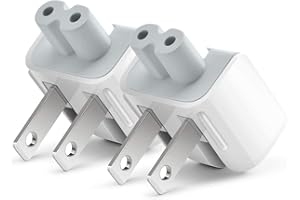 AISNI Mac AC Power Adapter Plug Duck Head US Wall Charger AC Cord US Standard Duck Head Compatible with Mac Book/Mac iBook/iPhone/iPad/iPod AC Power Adapter Brick