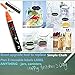 Liquid Chalk Markers - 8 Colored Erasable Chalk Pens + 8 Reusable Labels, Dry/Wet Erase Chalkboard Markers Perfect for Window Paint, Stencil Maker