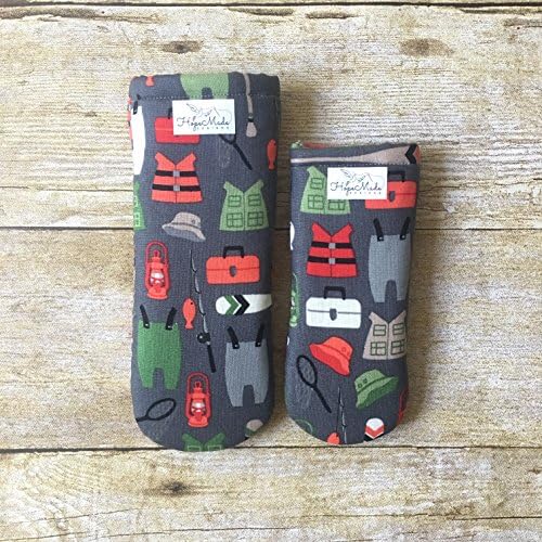 Fly fishing Skillet Handle Hot Pads – Set of 2