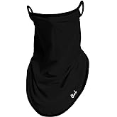 Obacle Bandana Face Mask with Ear Loops Neck Gaiter Face Mask Scarf Face Cover for Men Women