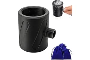 Mens Shower Head Massager High Pressure, Handheld Shower Head with Spiral Ring Water Flow, Anti Clog Large Hole 1/2 Universal