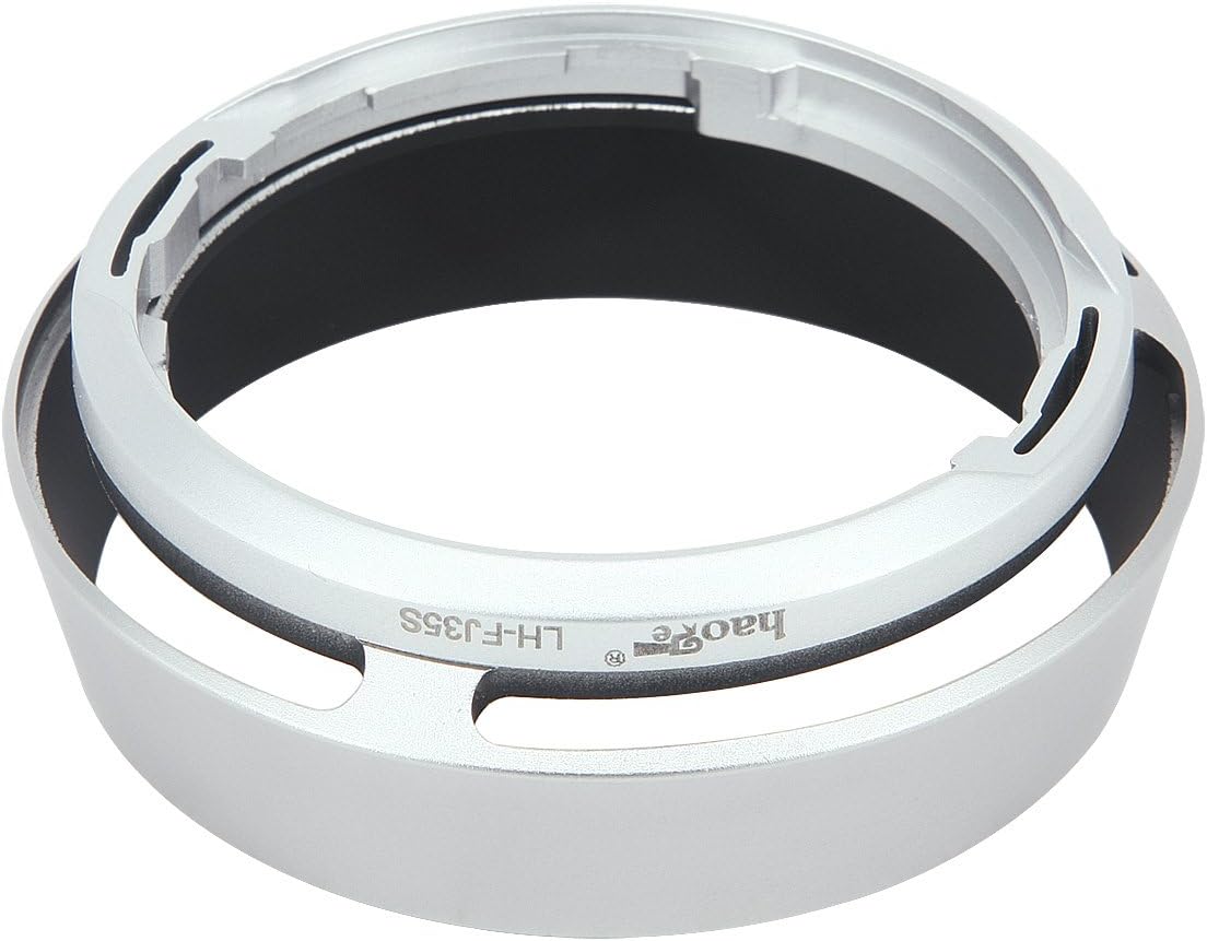 Haoge LH-FJ35S Bayonet Round Metal Lens Hood Shade for Fujifilm Fuji Fujinon XF 35mm F2 R WR XF35mmF2 - Image 5